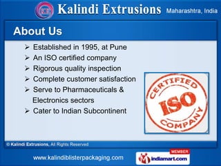 About Us
  Established in 1995, at Pune
  An ISO certified company
  Rigorous quality inspection
  Complete customer s...