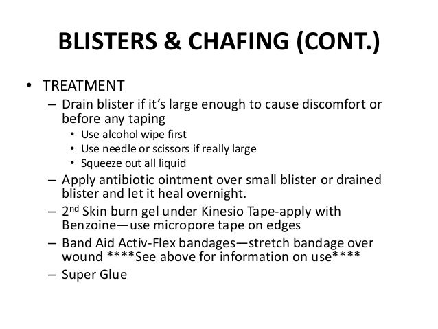 chafing treatment
