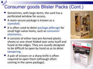 Blister & strip packaging  Slide 6