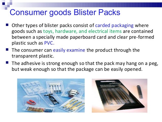 Types of blister packaging Clearance