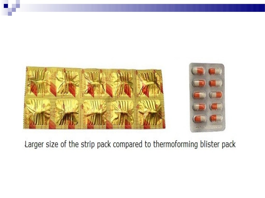 Blister & strip packaging