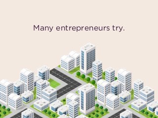 Many entrepreneurs try.
 