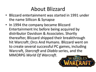 Blizzard | PPTX