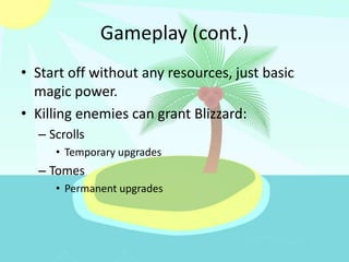 Blizzard the wizard | PPTX