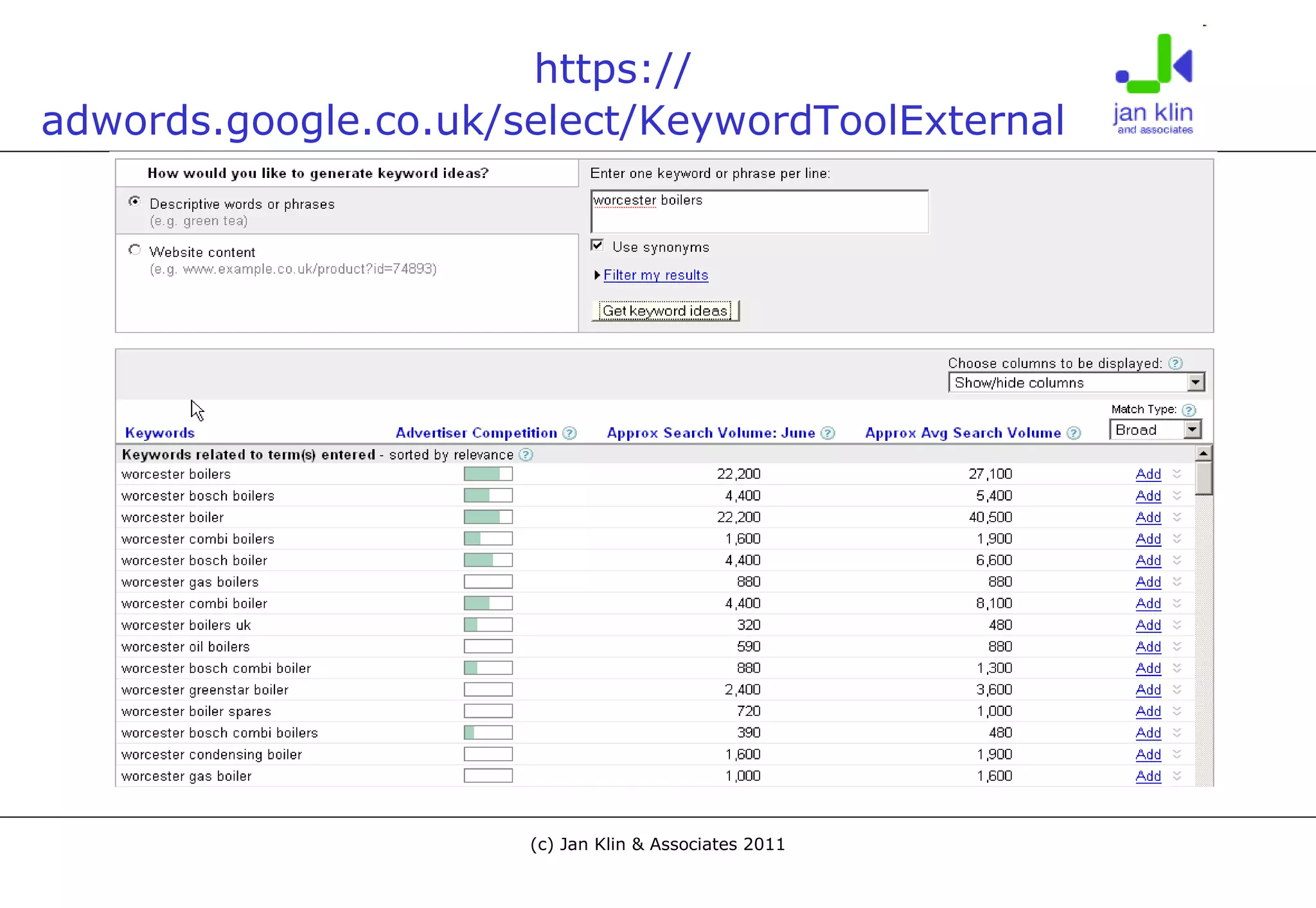 https:// adwords.google.co.uk/select/KeywordToolExternal 