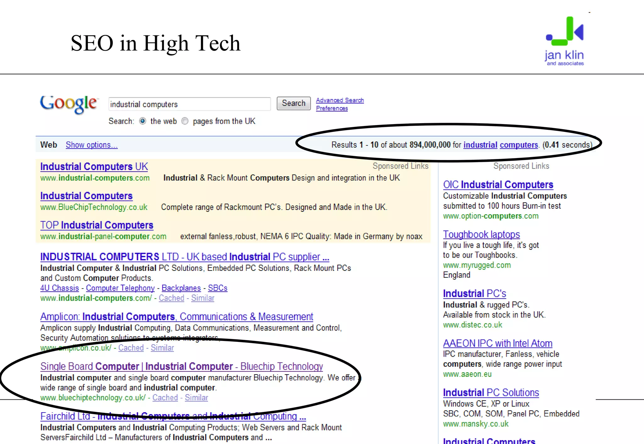 SEO success in High Tech Manufacturing SEO in High Tech 