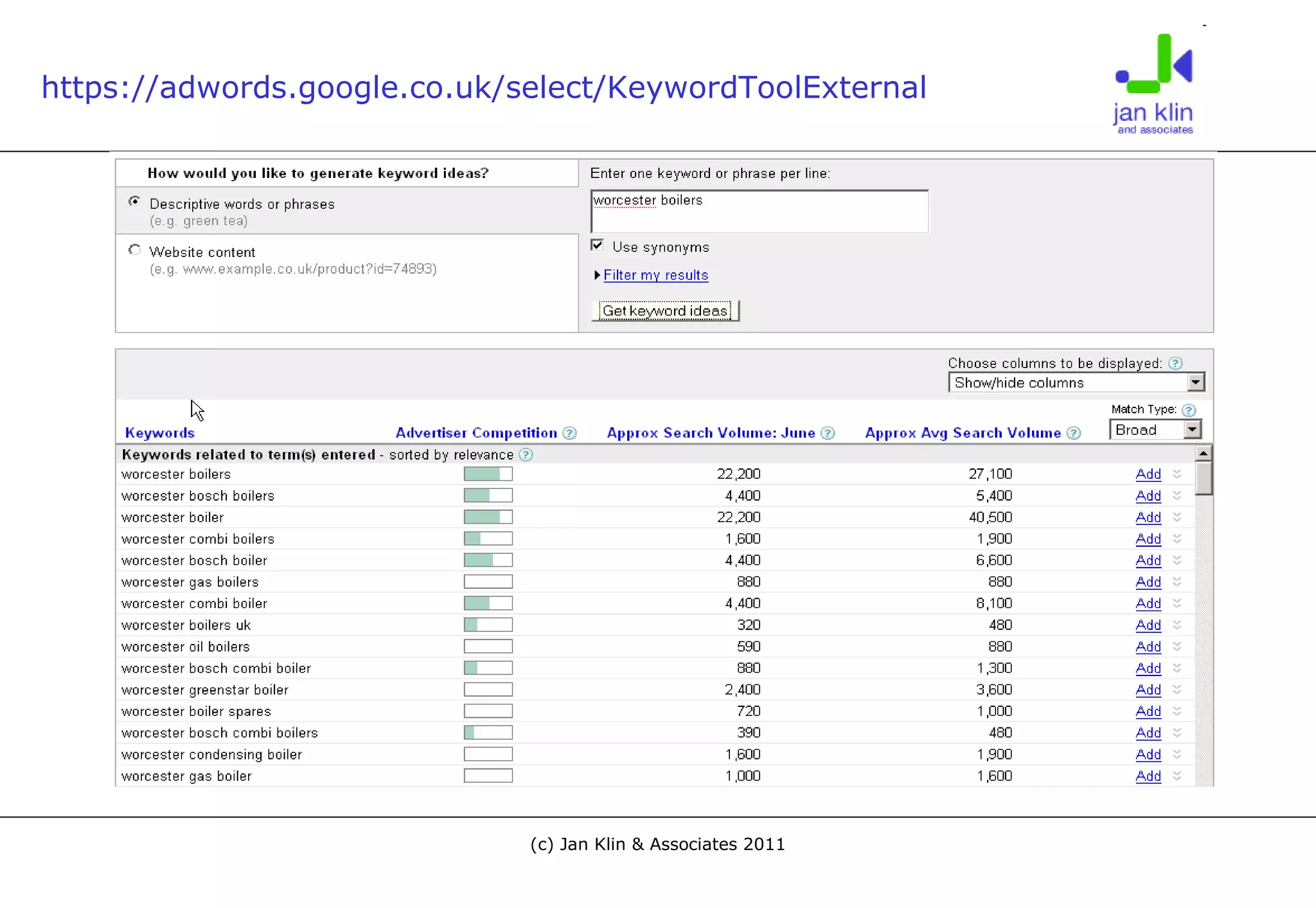 https:// adwords.google.co.uk/select/KeywordToolExternal 