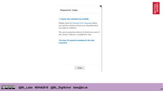 95
@BL_Labs #DHA2018 @BL_DigiSchol labs@bl.uk
 