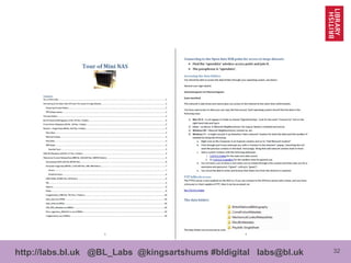 32http://labs.bl.uk @BL_Labs @kingsartshums #bldigital labs@bl.uk
 