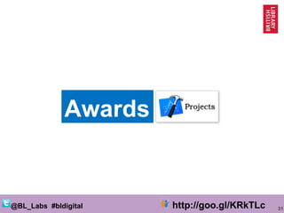 31@BL_Labs #bldigital http://goo.gl/KRkTLc
Awards
 