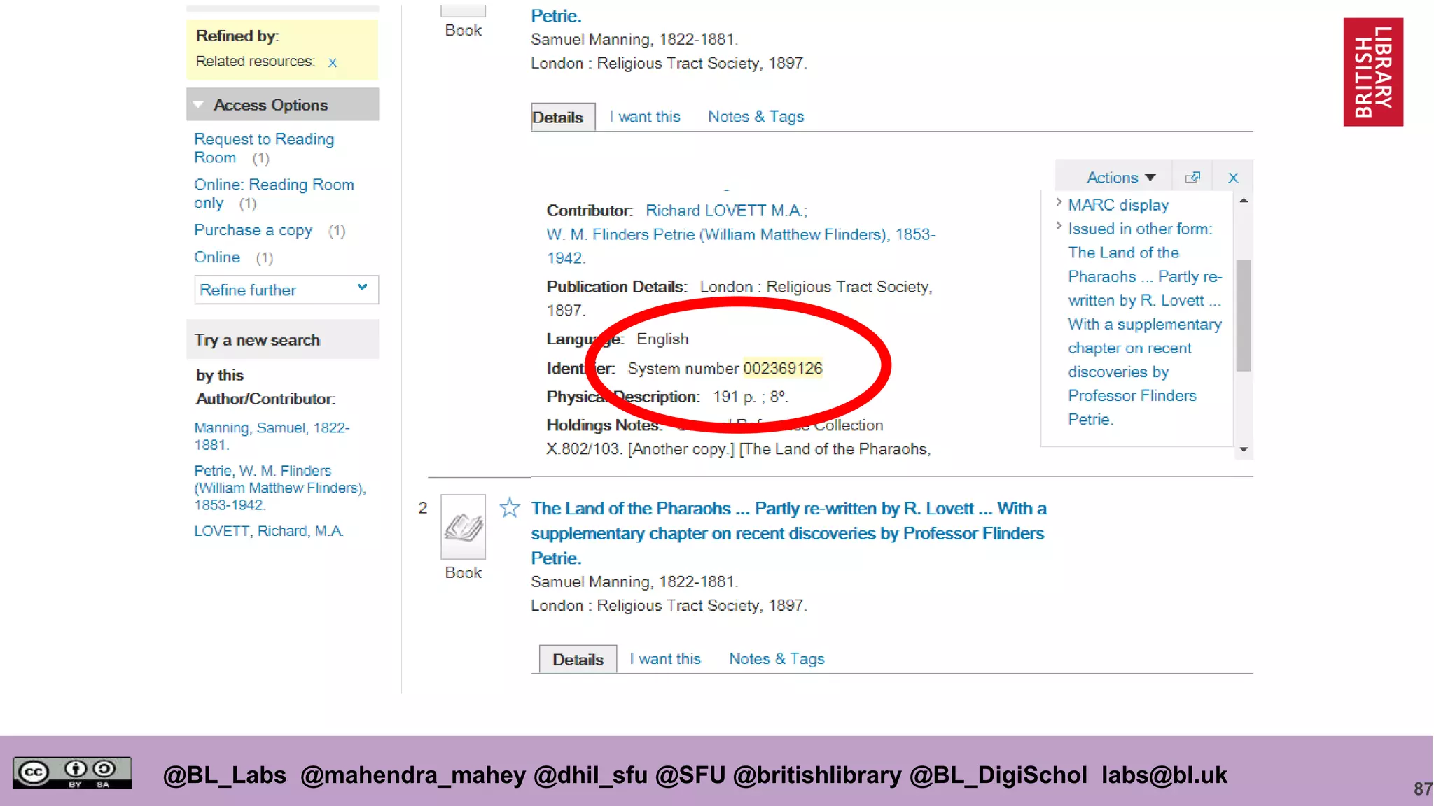87
@BL_Labs @mahendra_mahey @dhil_sfu @SFU @britishlibrary @BL_DigiSchol labs@bl.uk
 