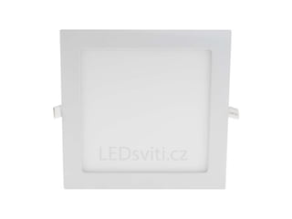 Bílý LED panel 175 x 175mm 12W teplá bílá 2700K