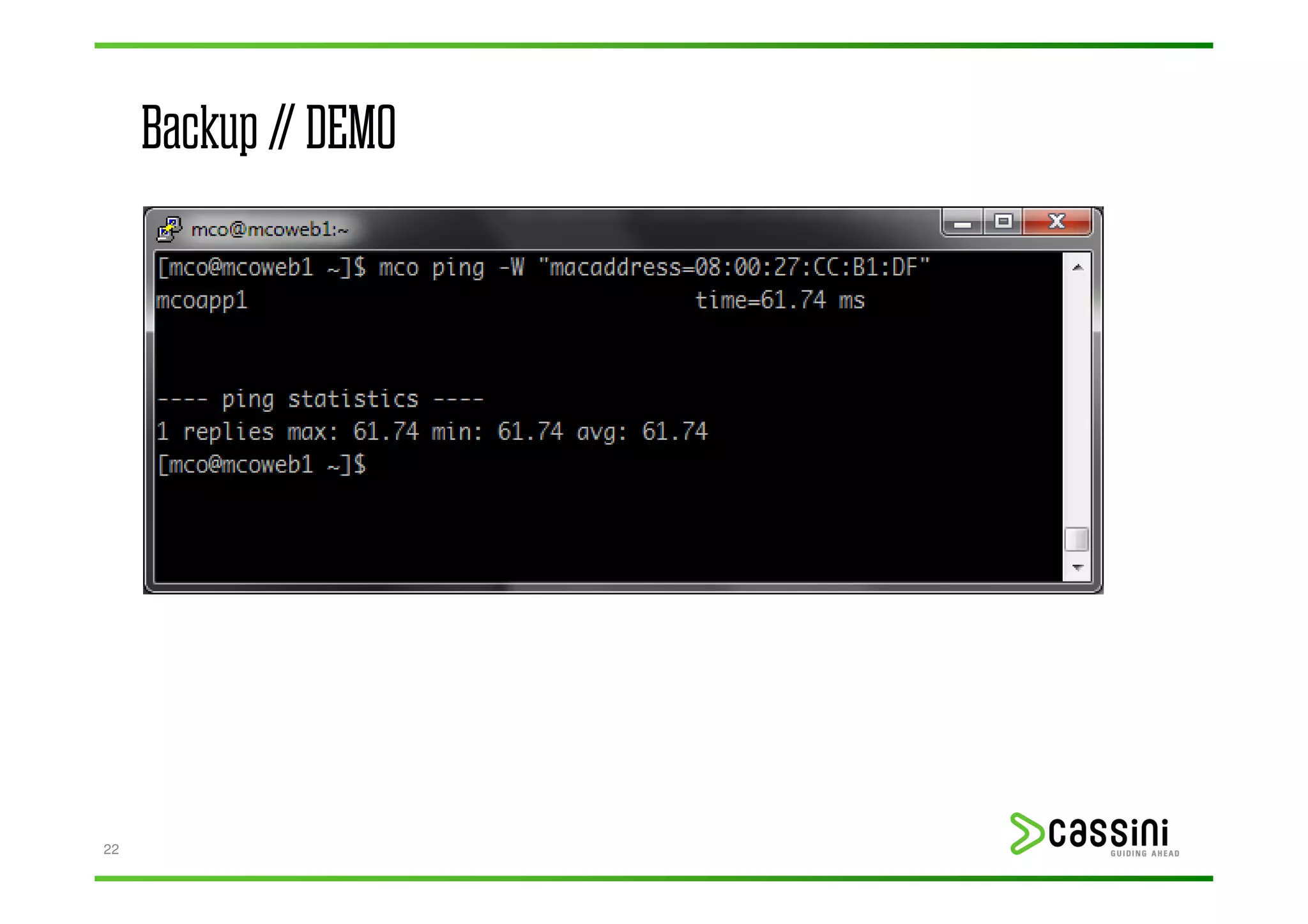 Backup // DEMO




22
 