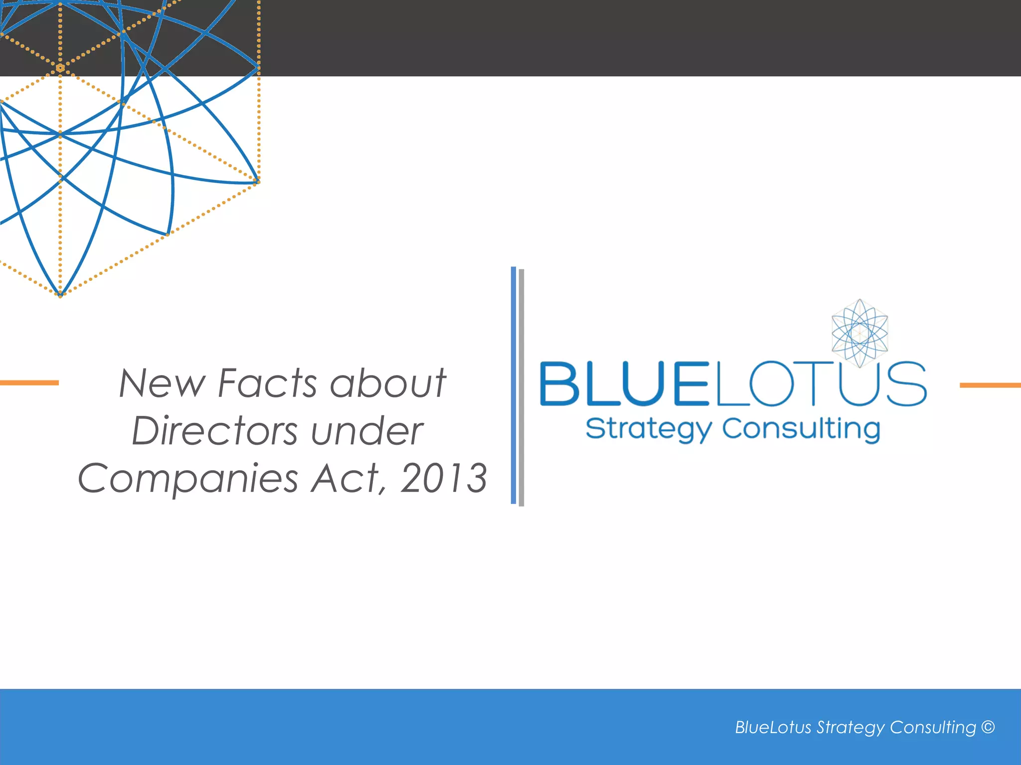 Directors Companies' Act 2013 PPT