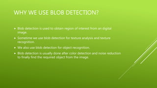 Blob detection | PPTX