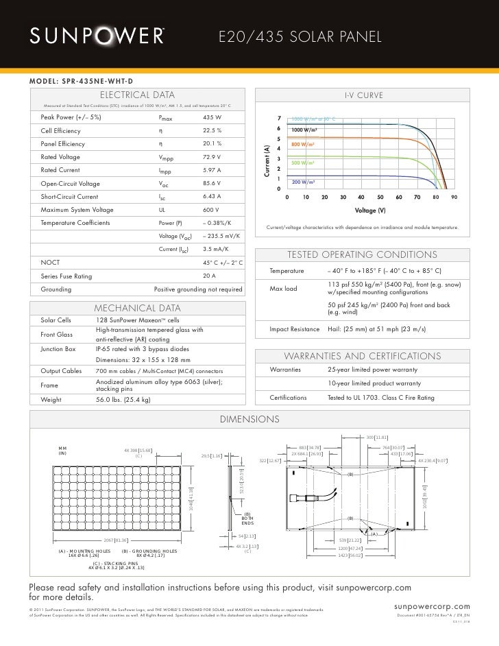 pv option 2 e20 data sheet sunpower warranty sheet
