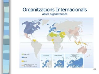 Organitzacions Internacionals
Altres organitzacions
43
 