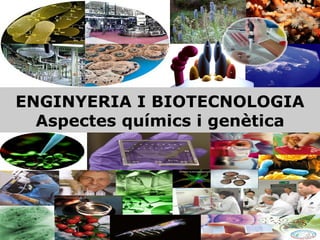 ENGINYERIA I BIOTECNOLOGIA Aspectes químics i genètica molecular 