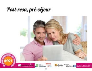 Post-resa, pré-séjour
29
 