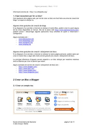 Curs FTIC2. Blogs
