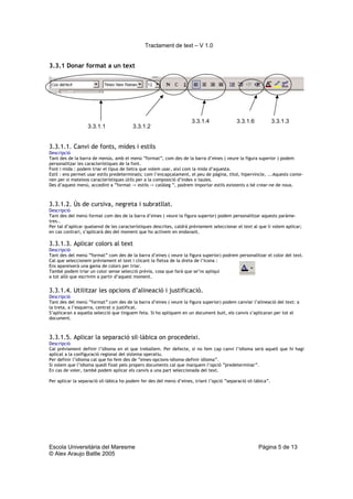 Curs Ofimàtica 2004-2005. Bloc OOText