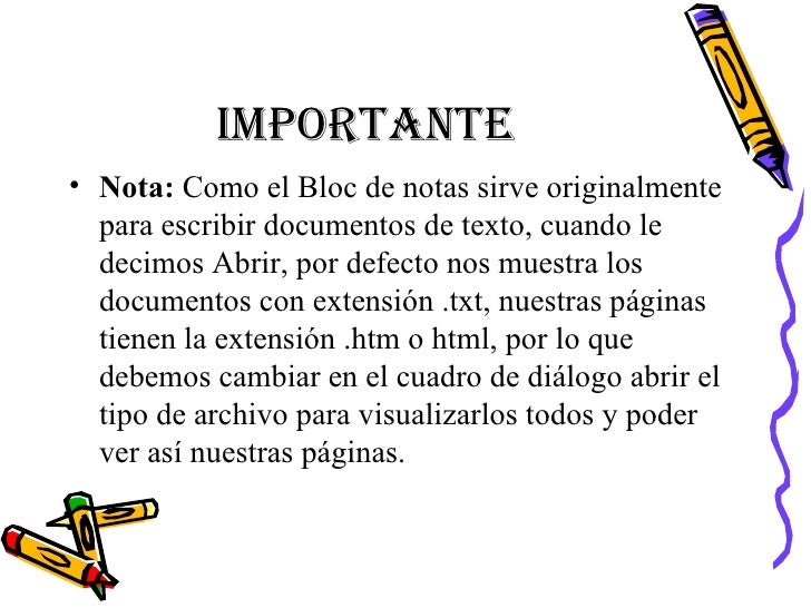 Bloc De Notas Bloc De Notas
