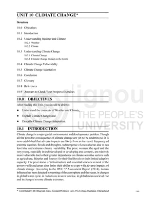 Block 3 Interrelationship Between Disaster And Development Pdf