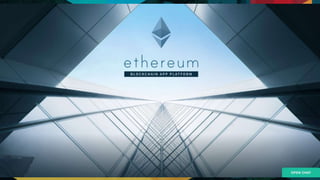 Ethereum
Blockchain por
Vitalik Buterin
 