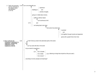 Block Diagrams Colossians (Rev.2) | PPT