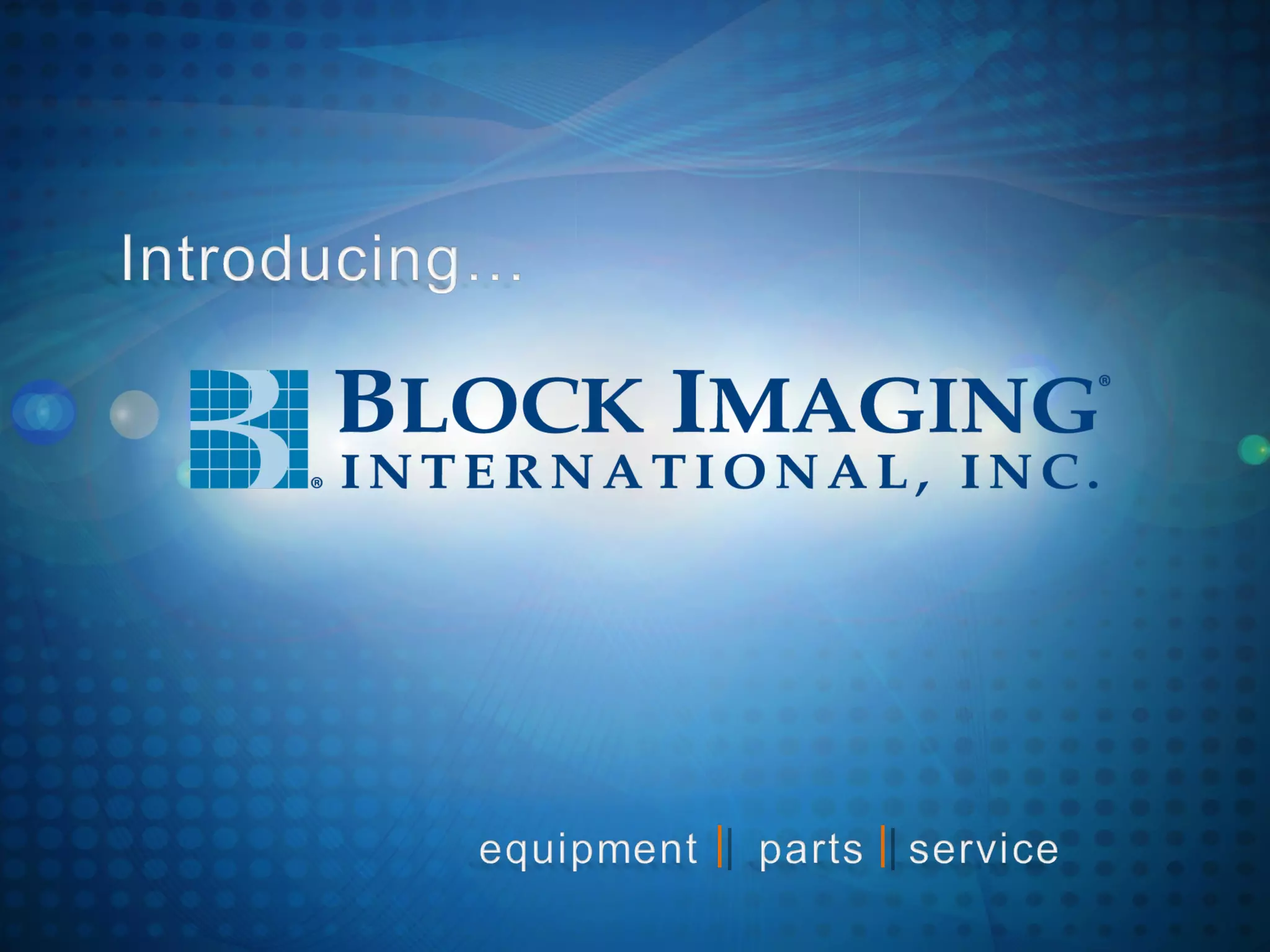Block Imaging Intro PPT
