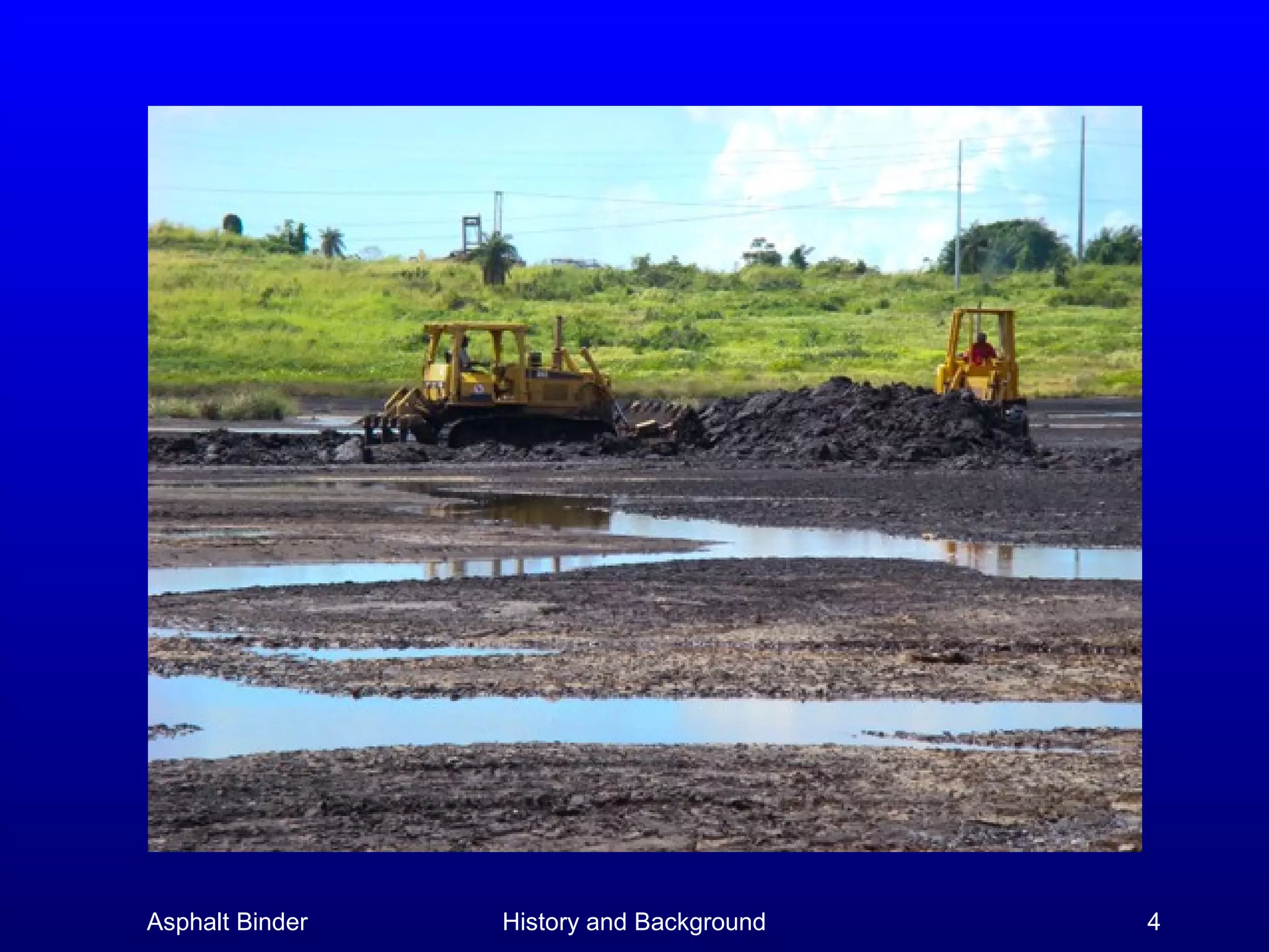 Asphalt Binder

History and Background

4

 