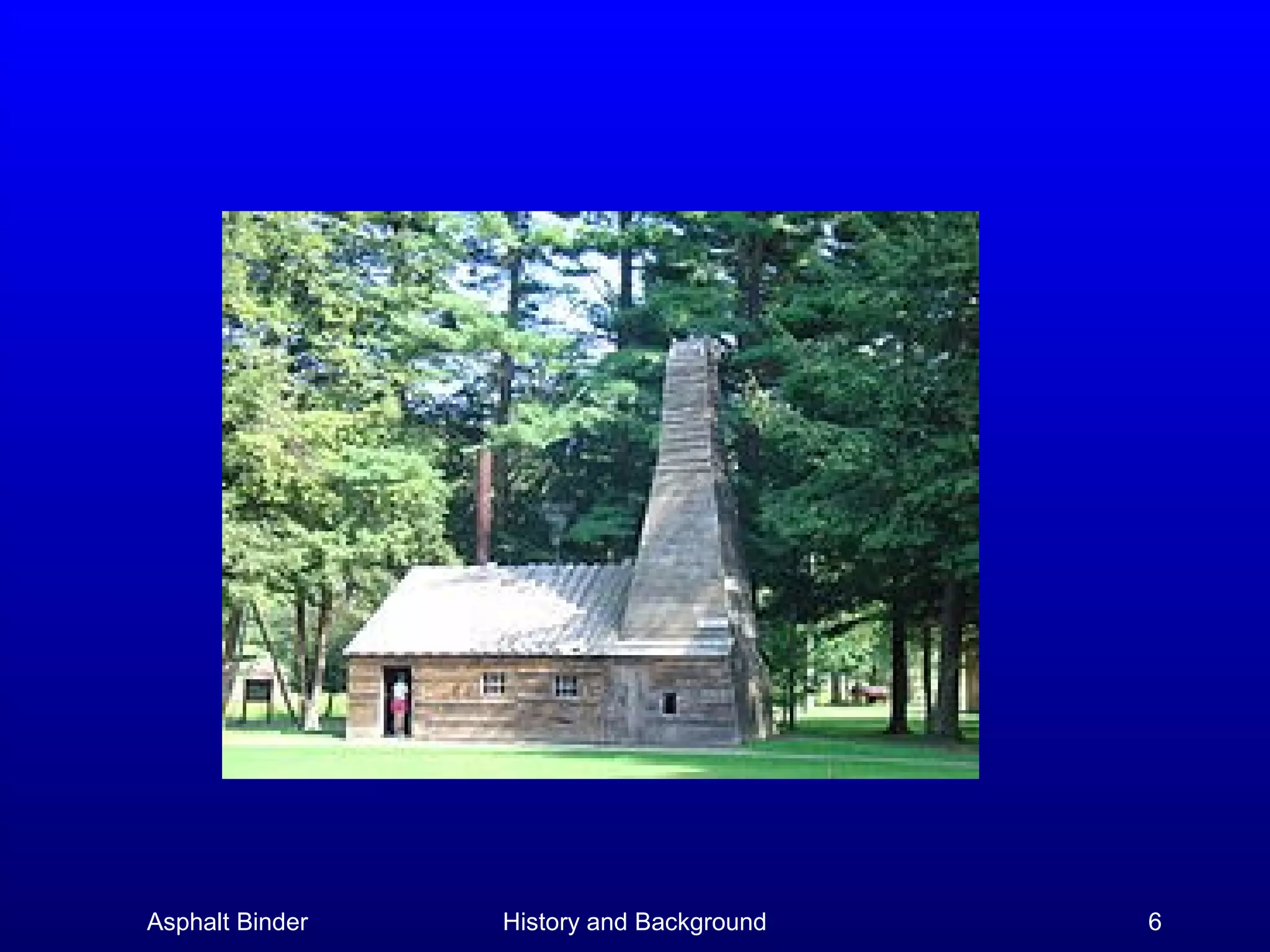 Asphalt Binder

History and Background

6

 