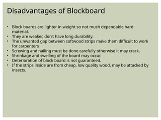 BLOCKBOARD AND FLUSHBOARD bcm subject BLOCKBOARD AND FLUSHBOARD bcm ...