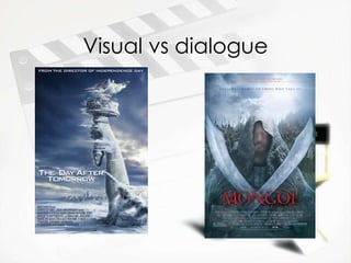 Visual vs dialogue 