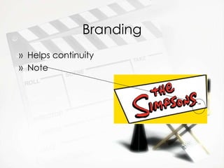 Branding Helps continuity Note 