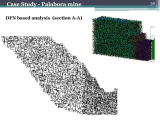 Case Study - Palabora mine         58


DFN based analysis (section A-A)
 