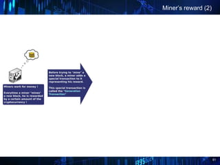 61
Miner’s reward (2)
 