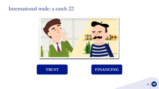 45
TRUST FINANCING
International trade: a catch 22
 