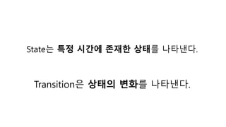 State? ?? ??? ??? ??? ????.
Transition? ??? ??? ????.
 