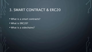 Ethereum Blockchain with Smart contract and ERC20
