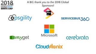 A BIG thank you to the 2018 Global
Sponsors!
 
