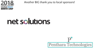 Another BIG thank you to local sponsors!
 