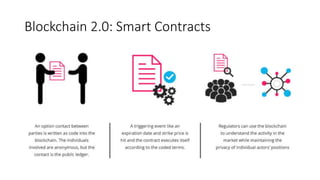 Blockchain 2.0: Smart Contracts
 