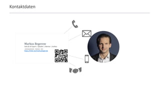 Kontaktdaten
Markus Begerow
Data & AI Expert | Speaker | Mentor | Author
https://linktr.ee/markusbegerow
 