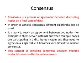 Blockchain and cryptography Lecture Notes | PPTX