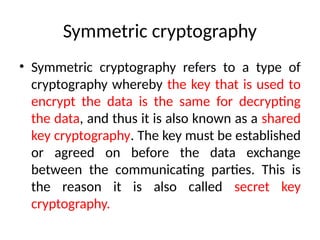 Blockchain and cryptography Lecture Notes | PPTX