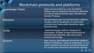 Open Source Blockchain Comprehensive Overview of Blockchain Technology and Its Applications | PPTX