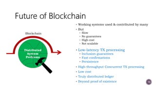 Blockchain - A Catalyst for Solving Age-old Distributed Systems Problems