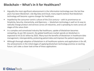 Blockchain Applications in Healthcare | PDF