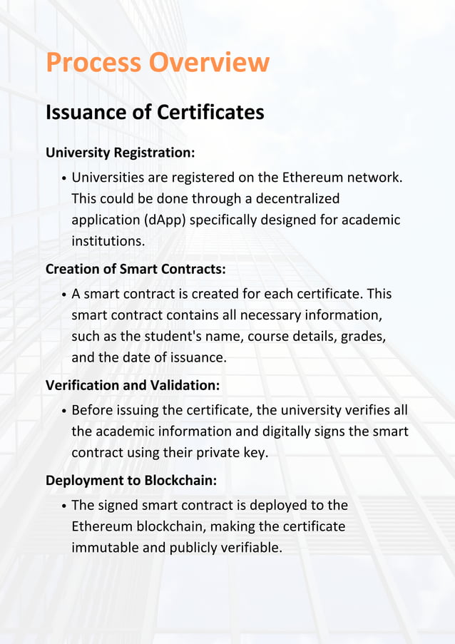 Blockchain Based Verifiable Certificates pdf